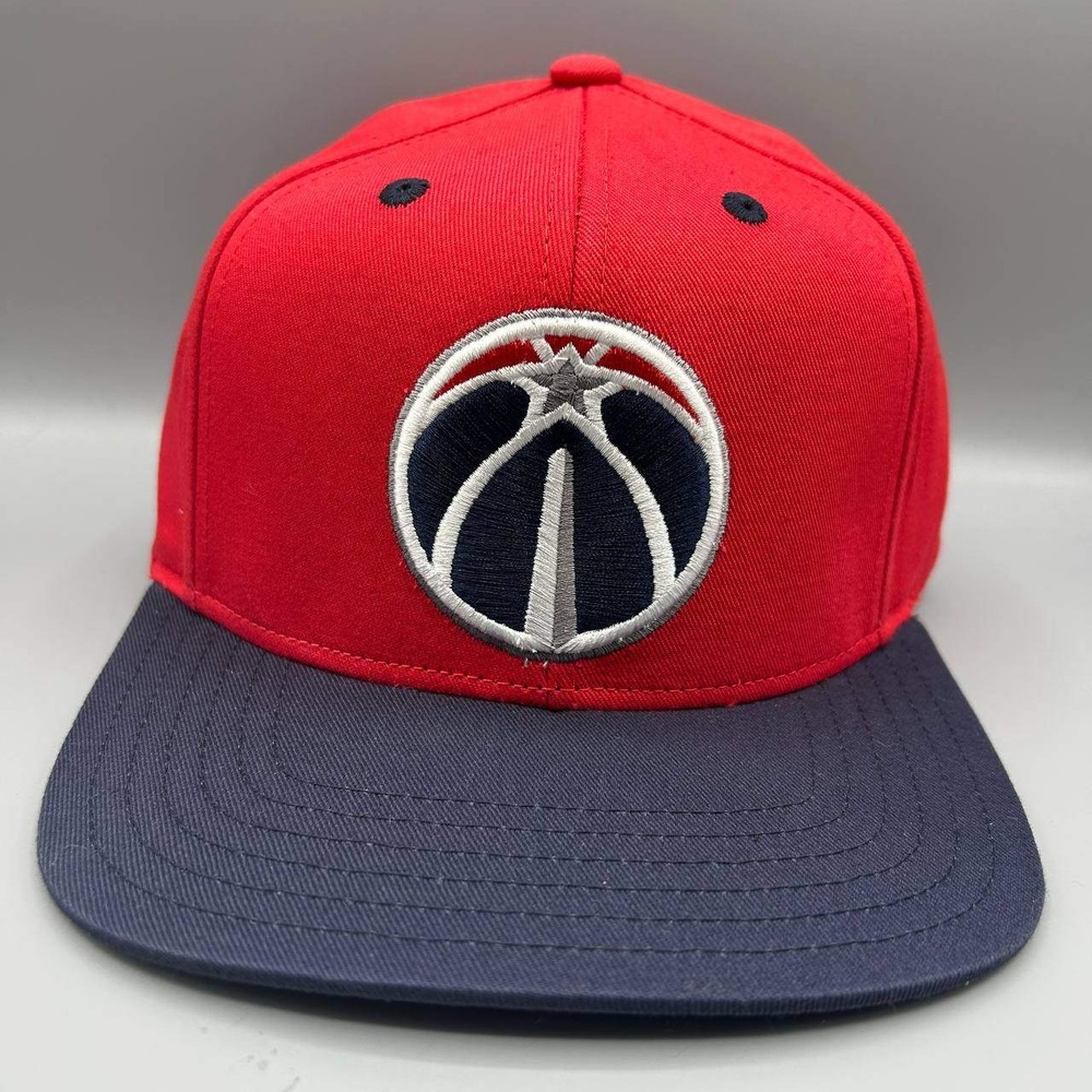 Washington Wizards Hat Youth Red Navy Embroidered NBA Snap Back‎ Cap Cotton New